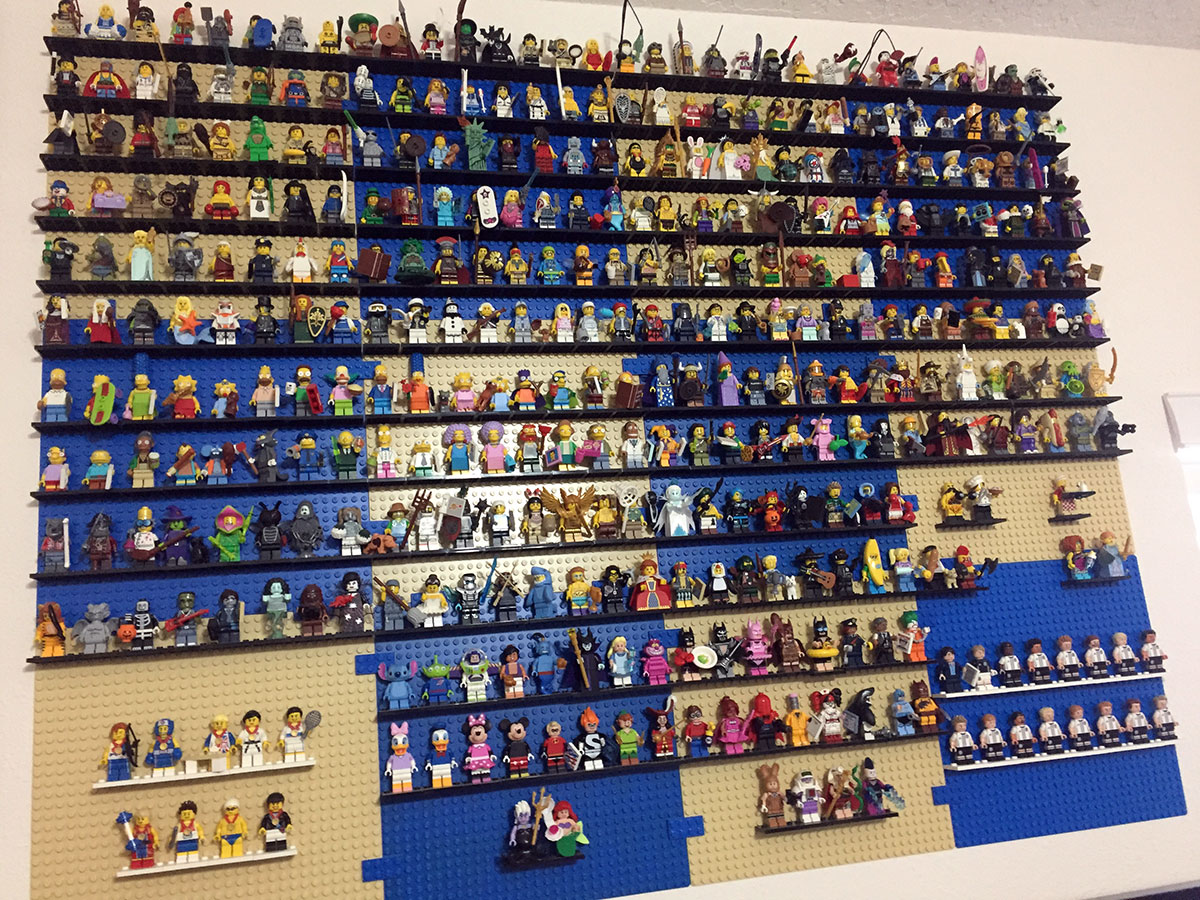 374 Lego Minifigures All in a Row... »